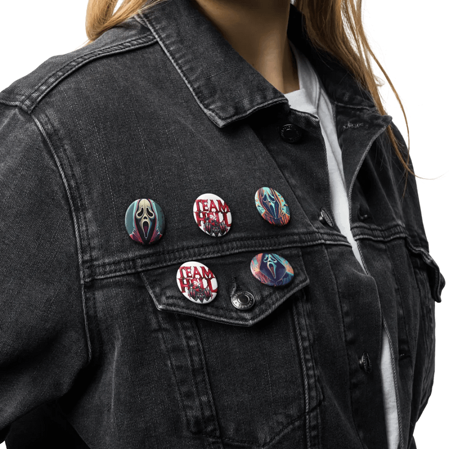 Broche Team Hell & Ghost Face Fan art product image (12)