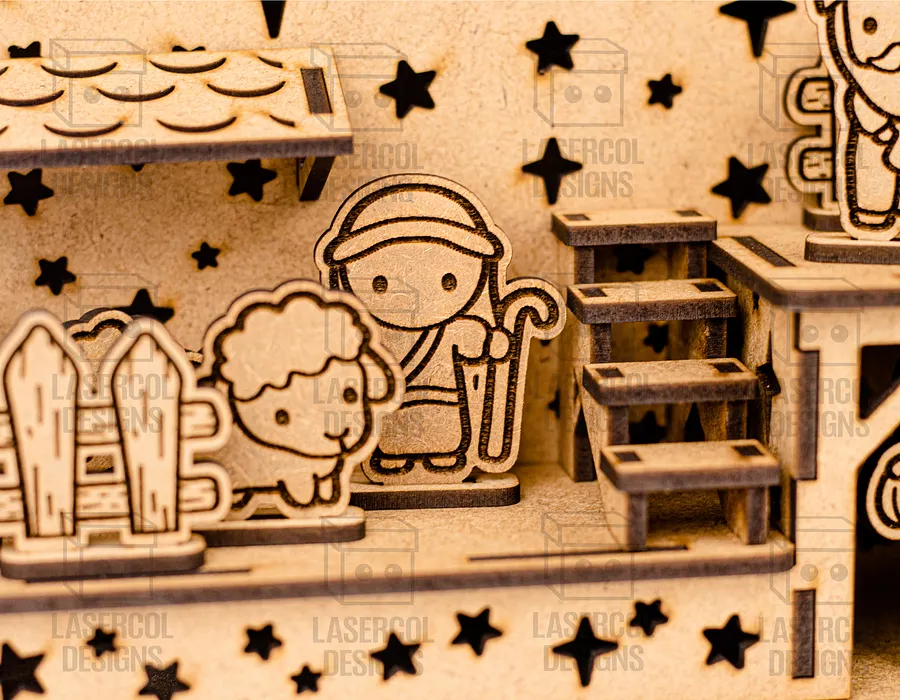 Nativity Scene - Christmas Gift - Laser Cut Files product image (9)