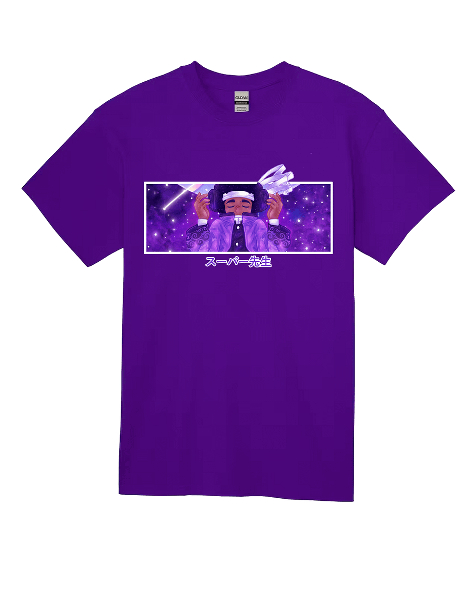 Purple SupaSensei Galaxy T-Shirt product image (1)