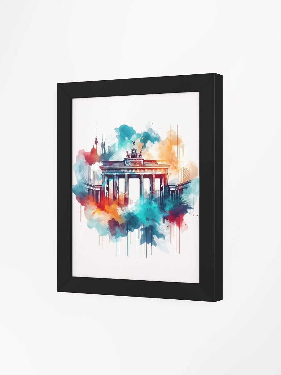 Framed High-Quality Matte Poster (in) | AI Design: Berlin Cityscape Creations product image (5)
