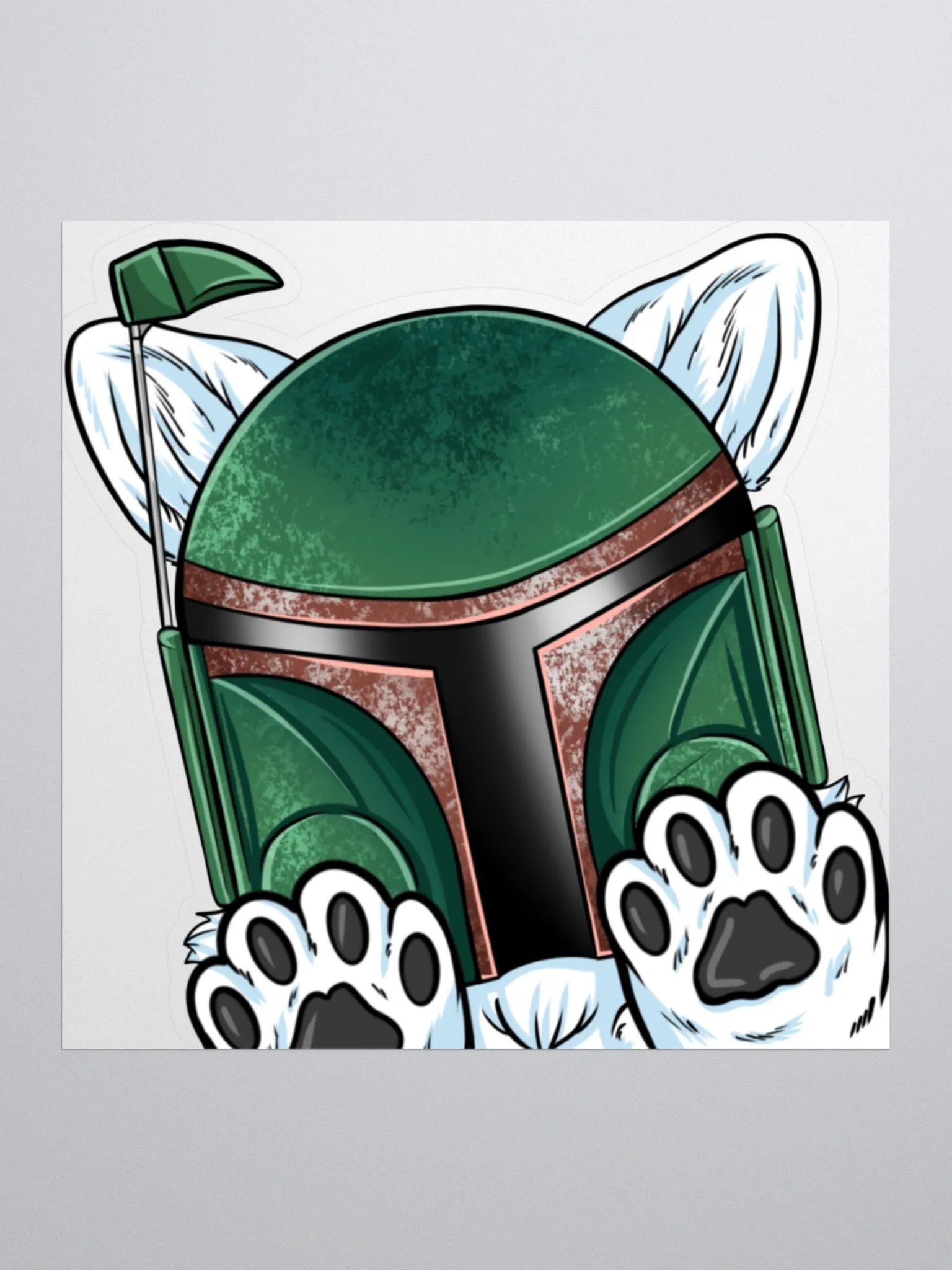 Boba Fox Emote Sticker product image (1)