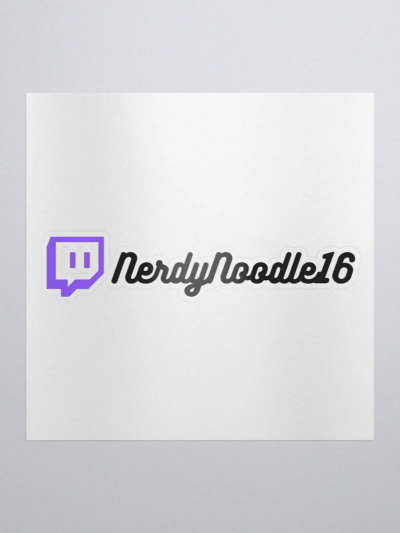 Twitch NerdyNoodle Sticker