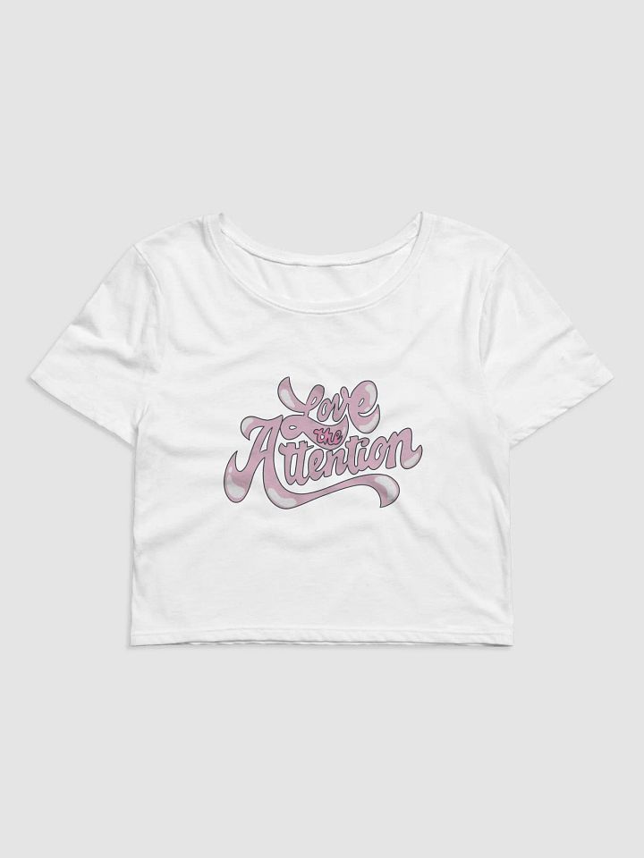 LOVE THE ATTENTION BABY TEE product image (1)