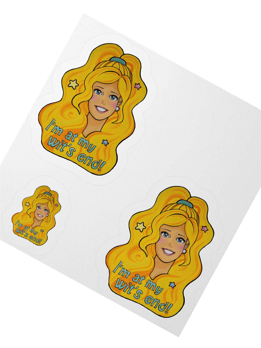 Wit's End smaller sticker product image (2)