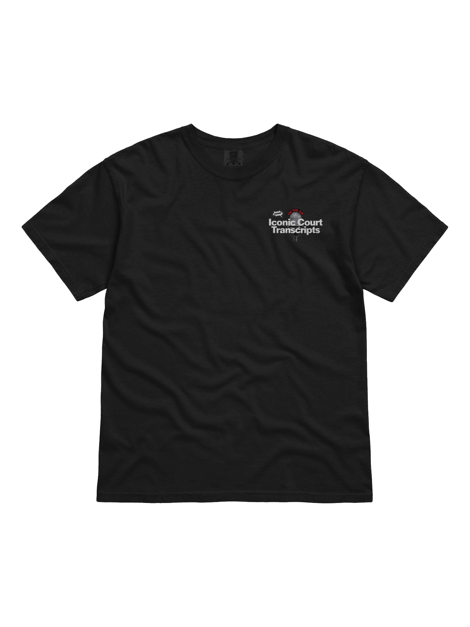 Iconic Court Transcripts Black T-Shirt product image (1)