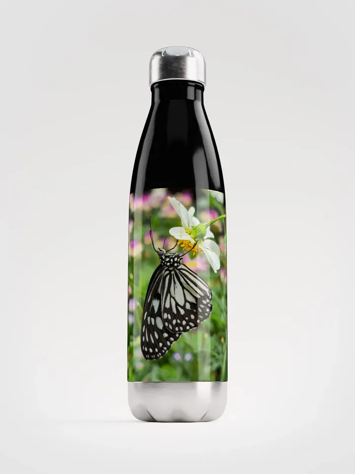 Tropical Paper Kite Butterfly Steel Water Bottle #2 product image (2)