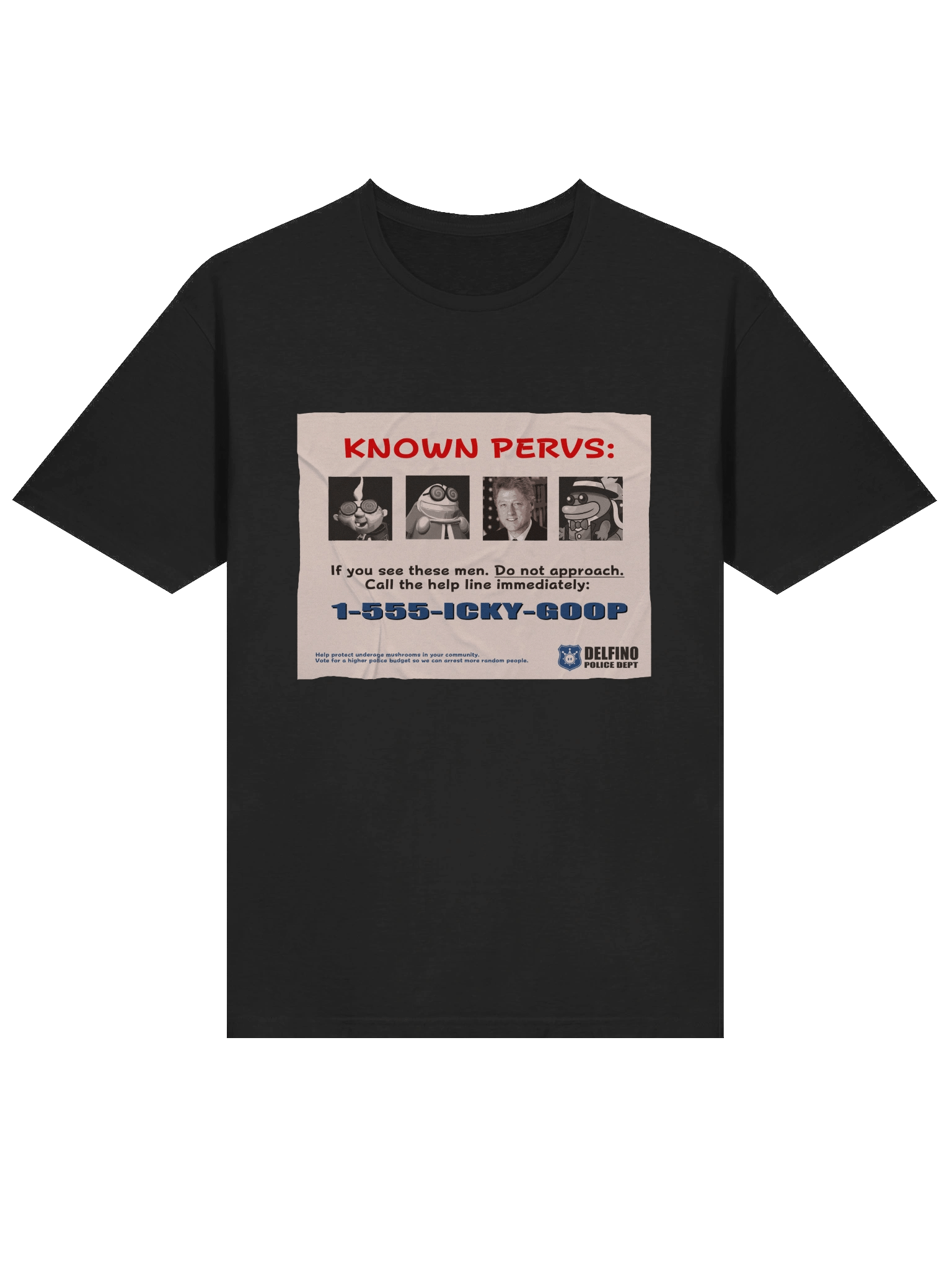 "Known Pervs" Poster Shirt (Bill Clinton) product image (16)