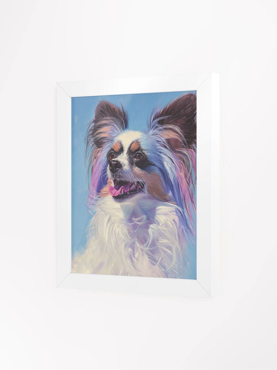 Whimsical Fluffy Dog Portrait Framed Poster product image (3)