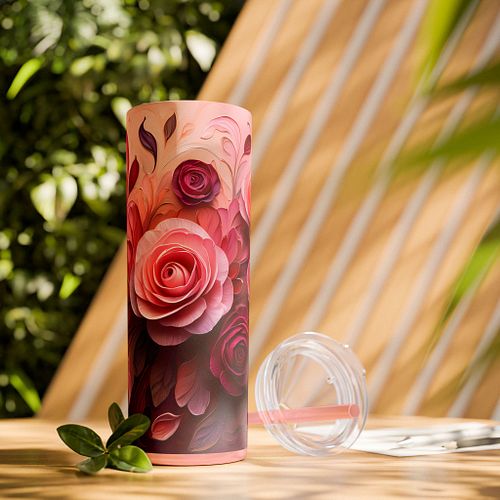 Sip in style and affirm your worth 💕 This Self-Love PNG Bundle includes a soft pink rose tumbler wrap and printable quotes to...