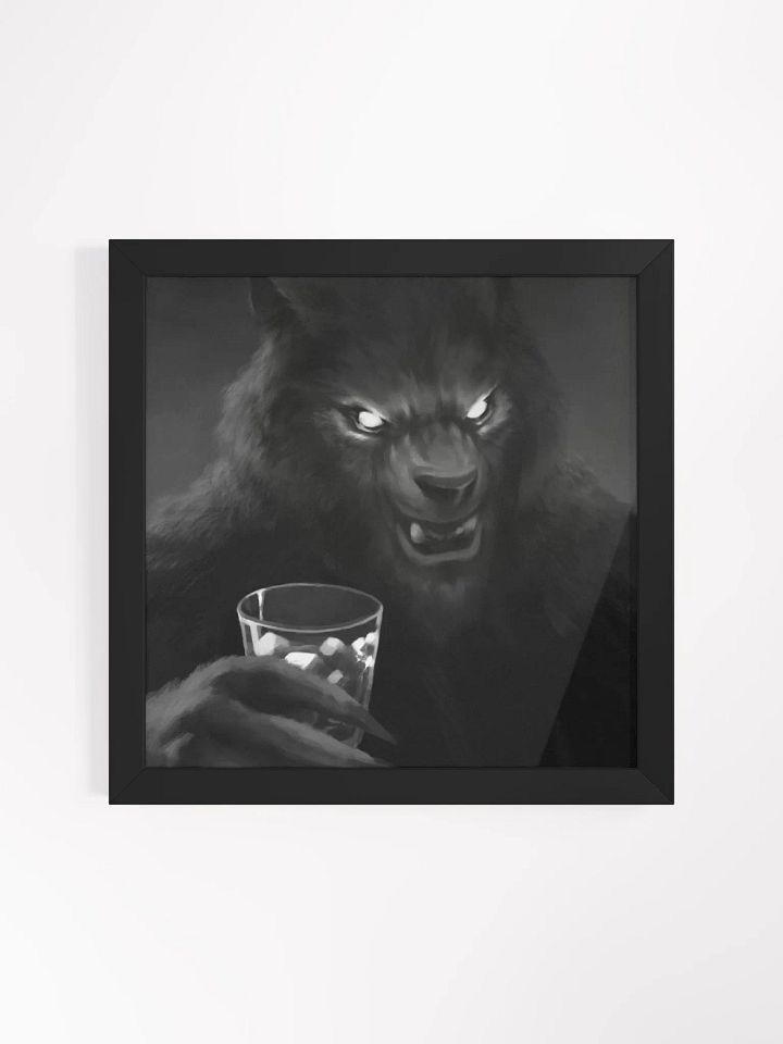 Sippin With Sin Werewolf Framed Art product image (1)