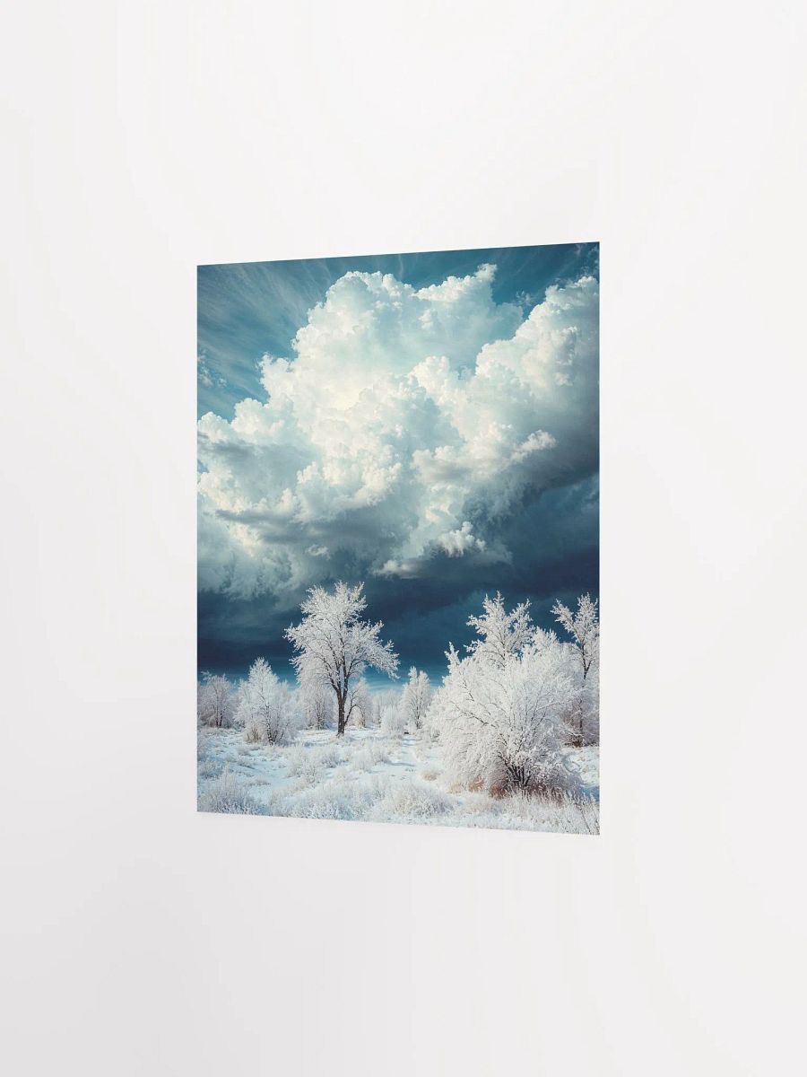 Dramatic Winter Wonderland Matte Poster product image (28)