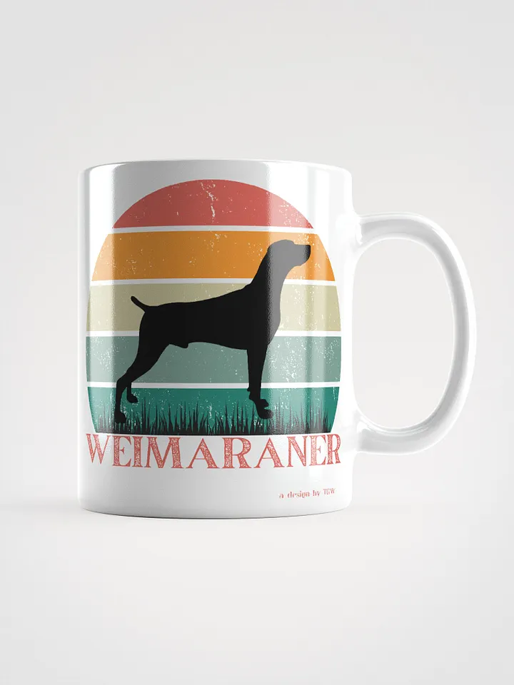 Vintage Weim - White Glossy Mug product image (2)