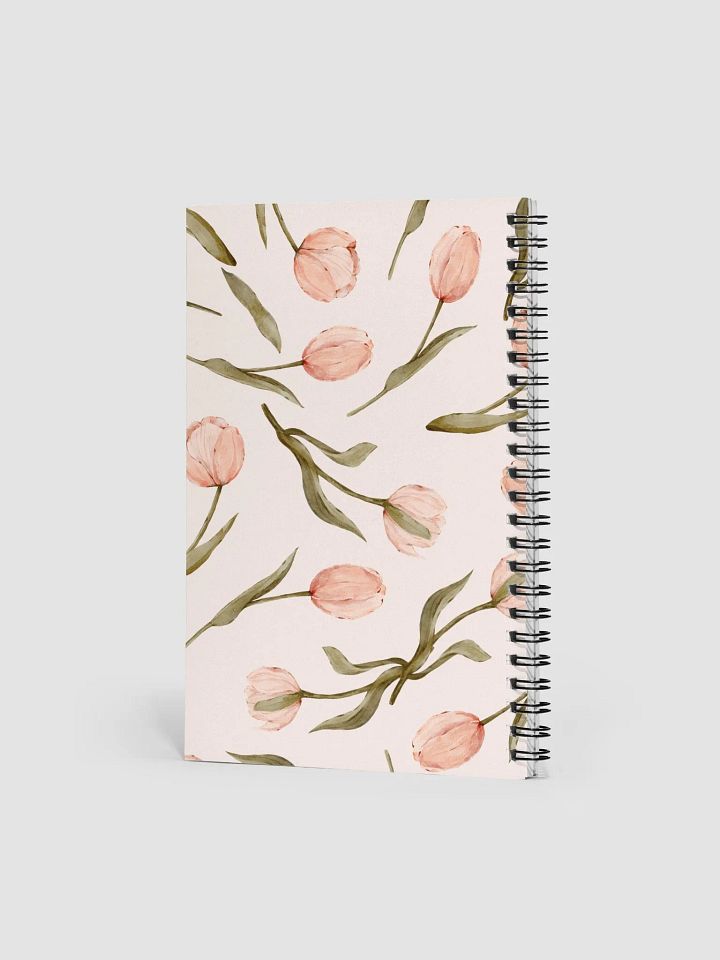 Journal with pink tulips cover product image (2)