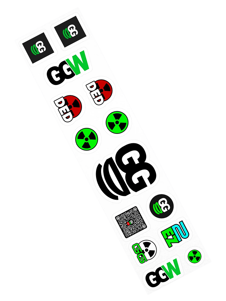 Good Gaming World Sticker Sheet product image (2)