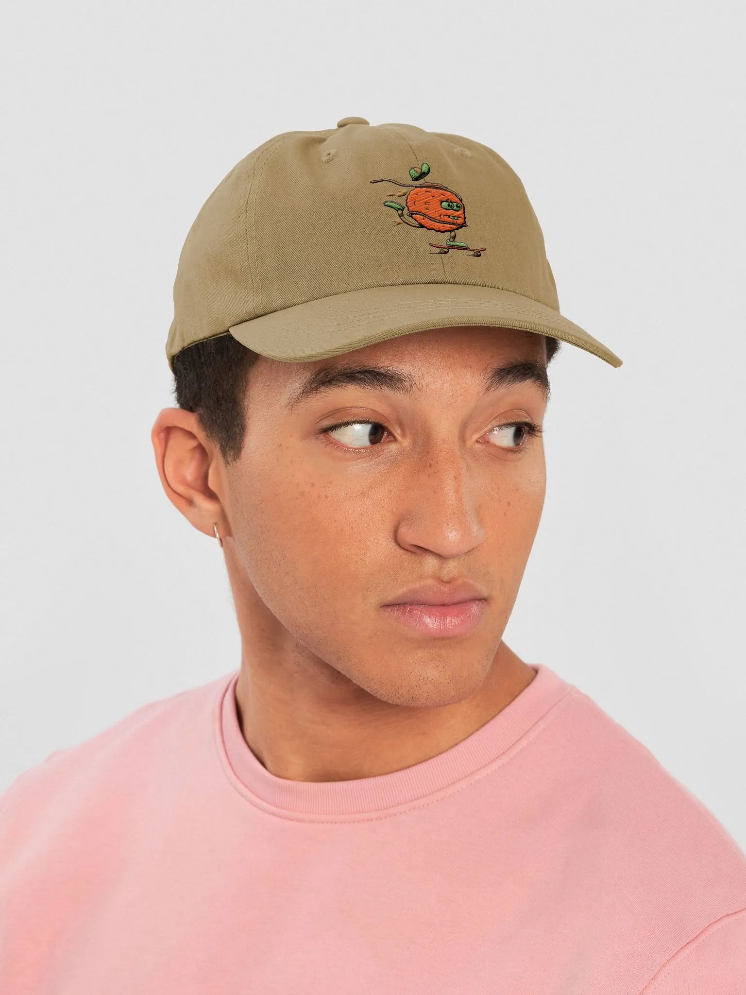 Skateboarding Meatball Dad Hat product image (6)