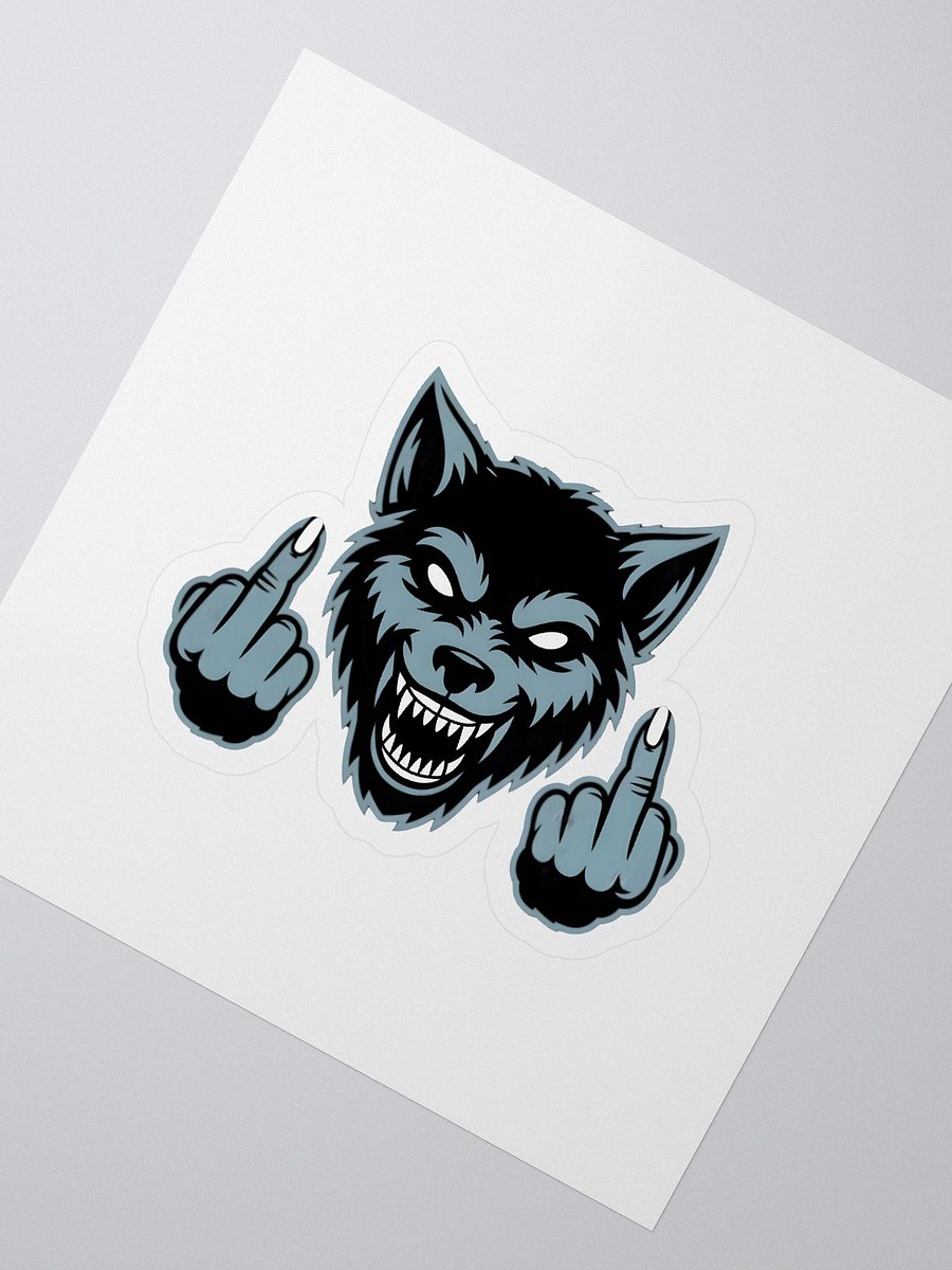 Rebel Wolf Kiss Cut Stickers product image (2)