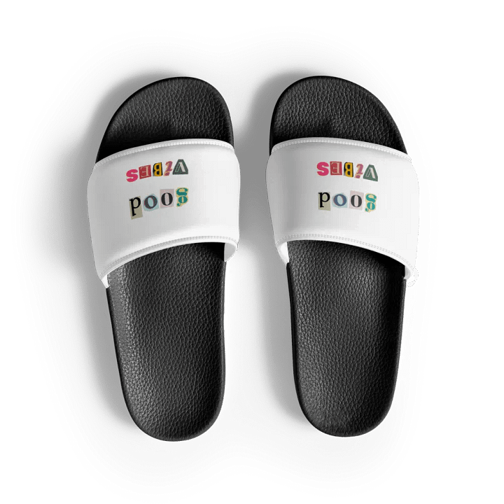 Good Vibes Collage Men's Slides product image (1)