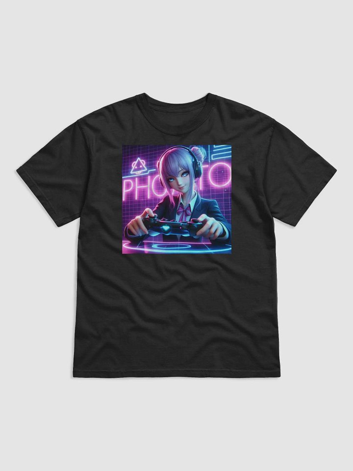 Photo Anime Gamer Girl Tee product image (1)