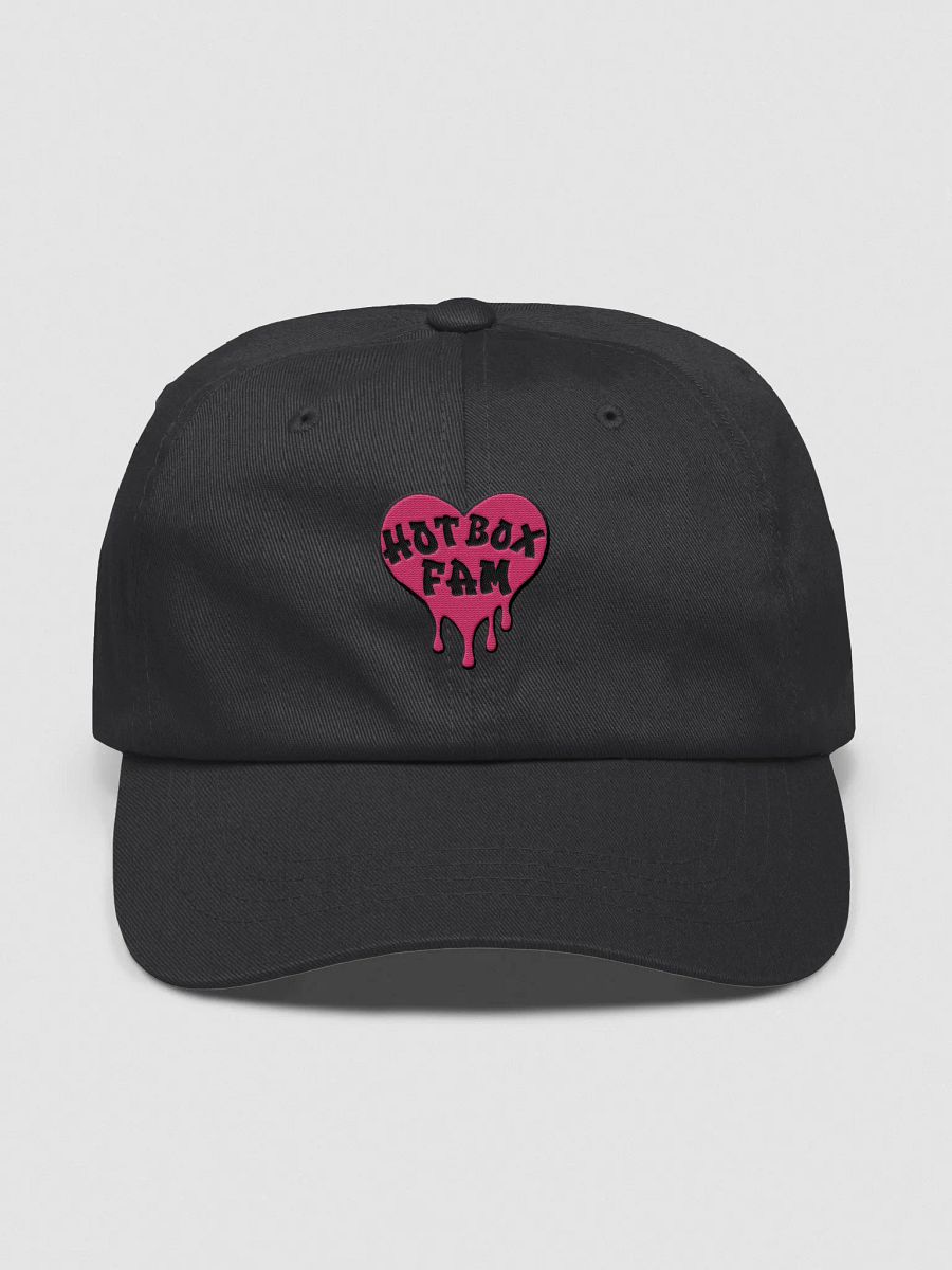 HOT BOX FAM SOLID PINK LOGO EMBROIDERY DAD HAT product image (1)