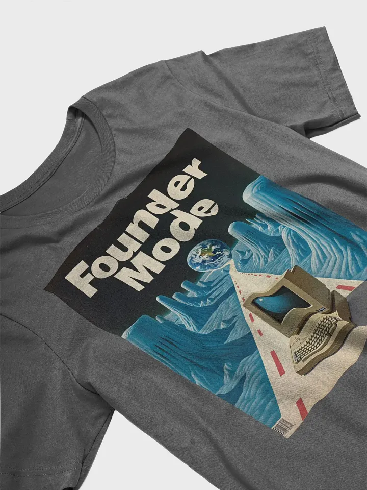 founder mode (front) retro t-shirt (100% cotton) product image (2)