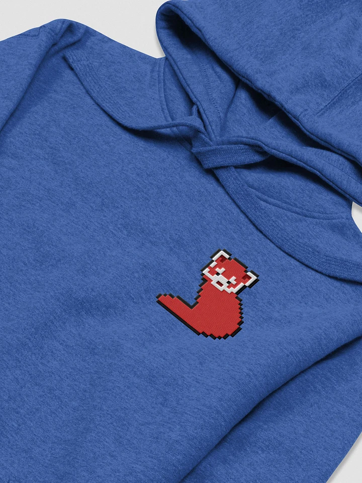Pixelated Red Panda Unisex Hoodie (Embroidered) product image (1)