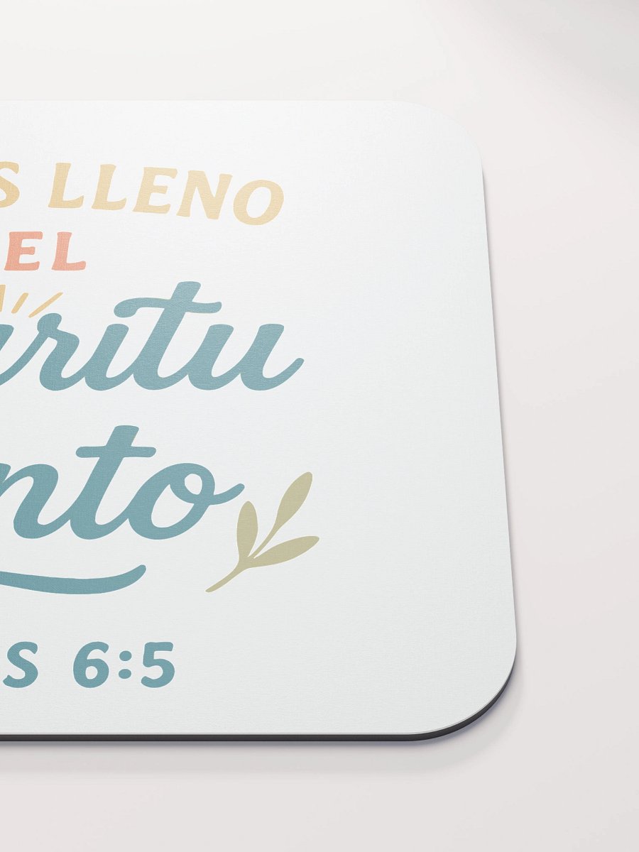 Faith Mouse Pad – “Serás Lleno del Espíritu Santo” – Spanish Christian Design product image (5)