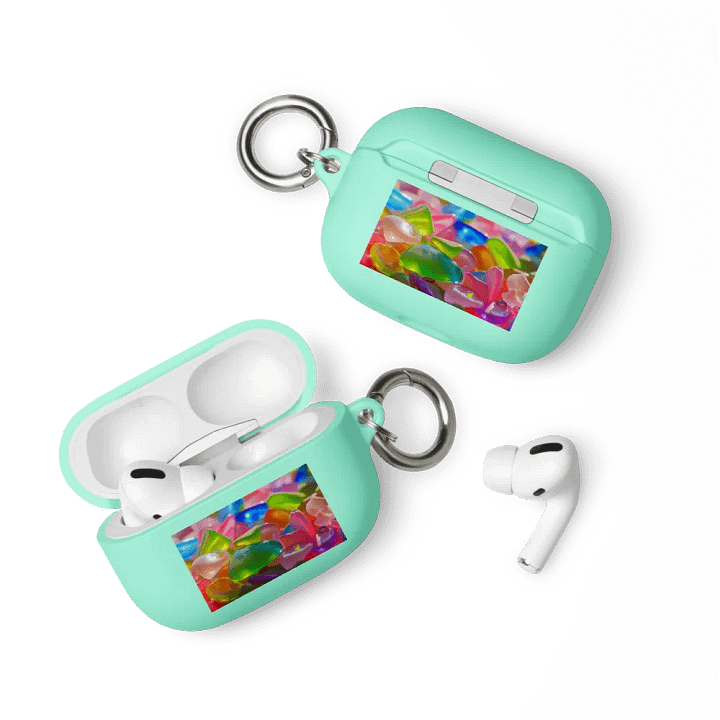 Neon Sea Glass Air Pods Case - Beach Dreamz product image (2)