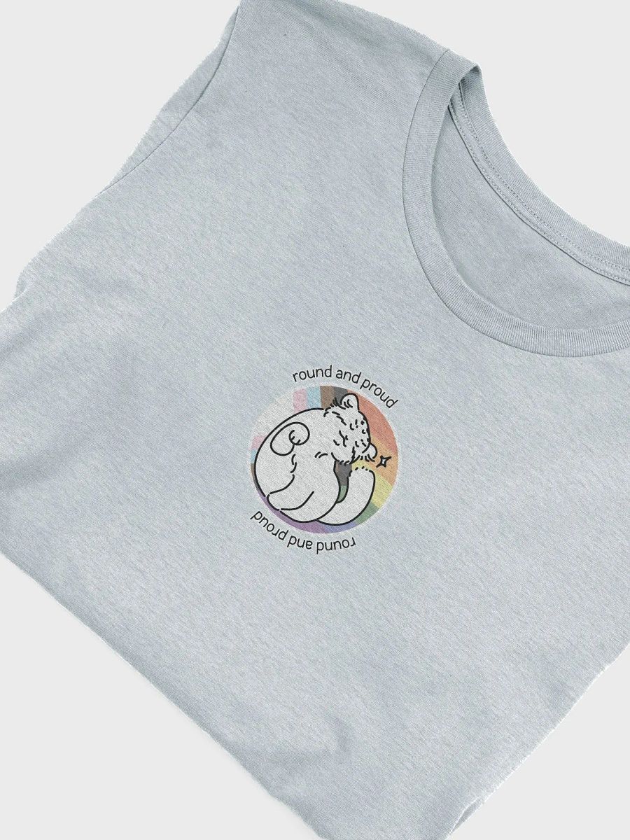 Round and Proud Manul Pride Pastels Version - Bella+Canvas Unisex T-Shirt product image (46)