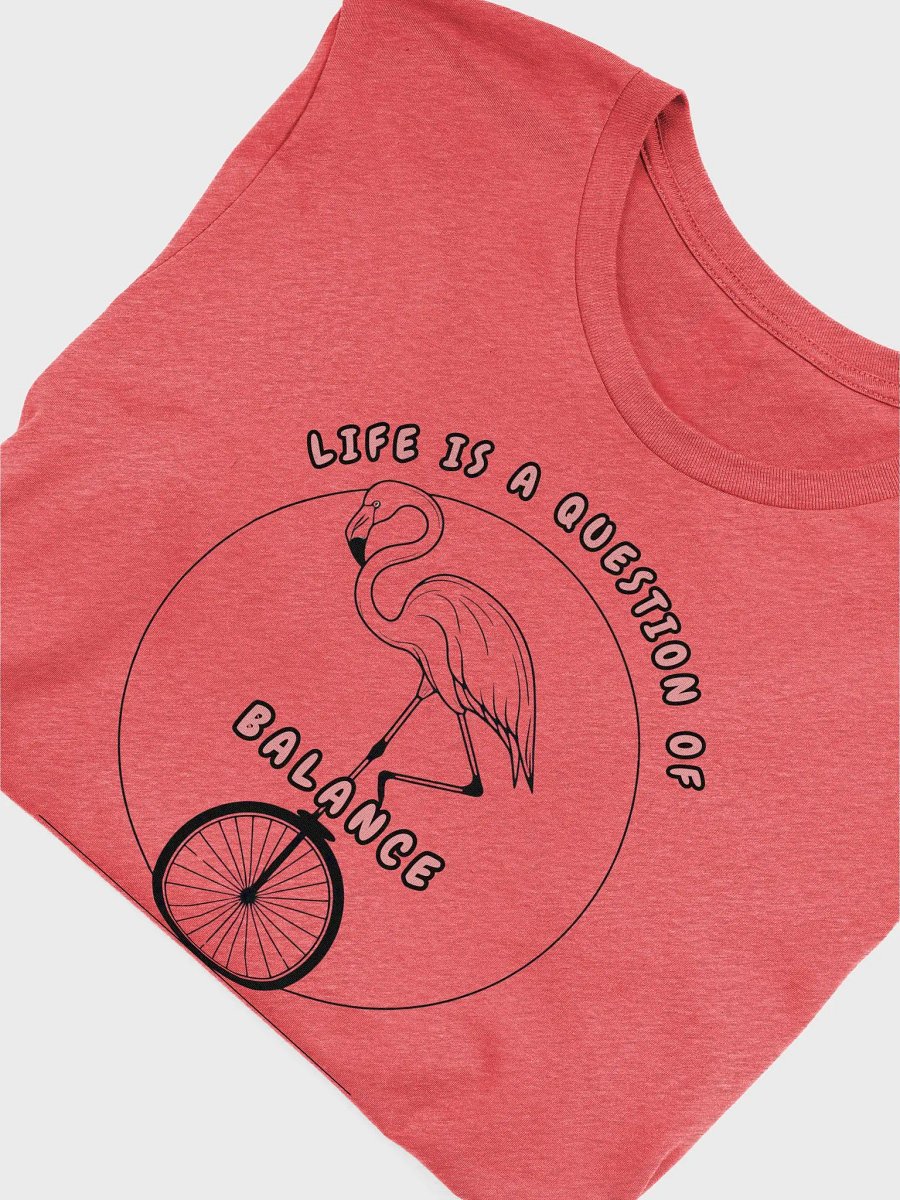 Balancing Flamingo Unicycle Tee product image (3)