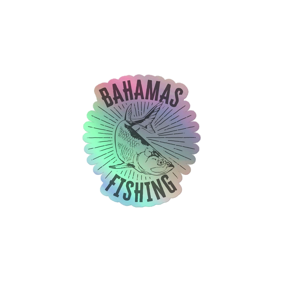 Bahamas Sticker Holographic : Bahamas Fishing Tarpon Fish product image (2)