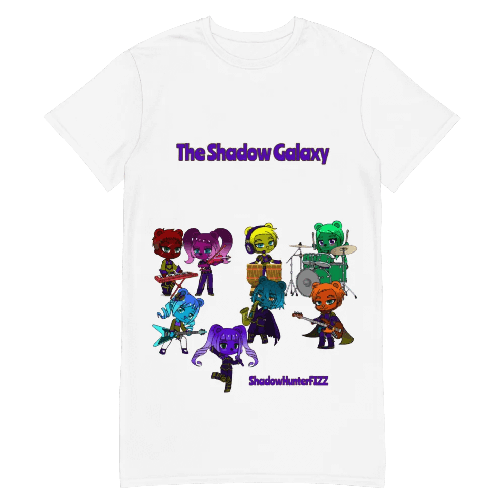 The Shadow Galaxy (Shadow Bear Band) T-Shirt Dress product image (2)