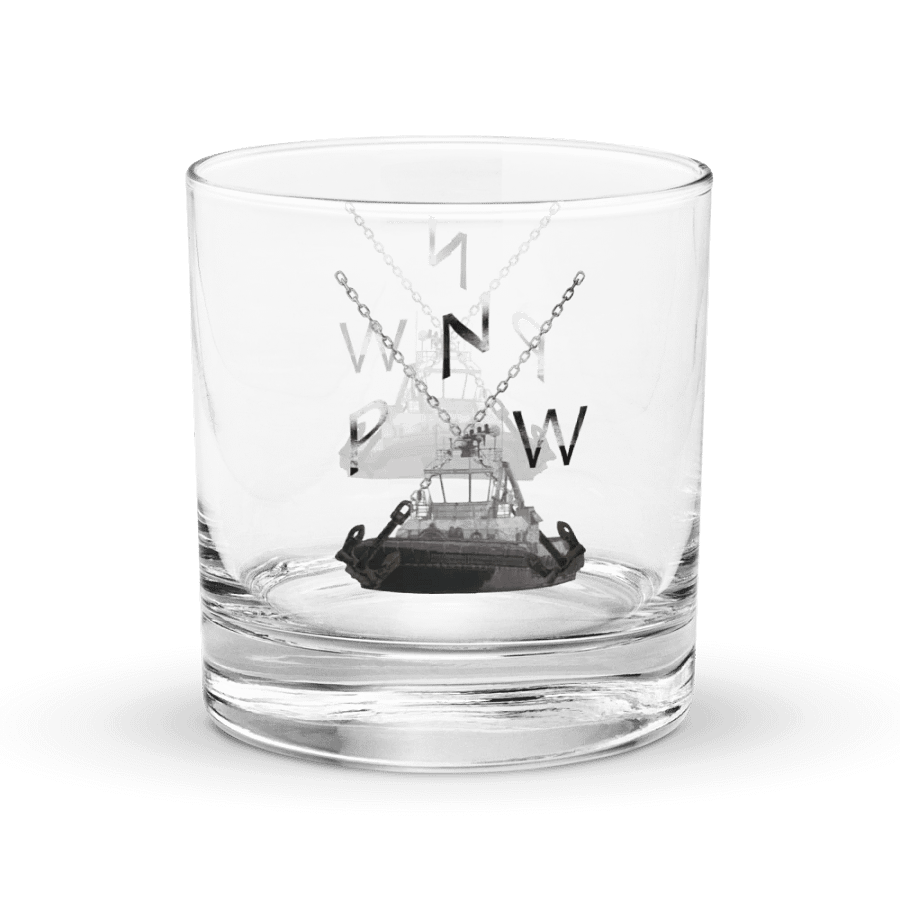 X Ancher Chain PNW Rocks Glass 10.5oz product image (3)