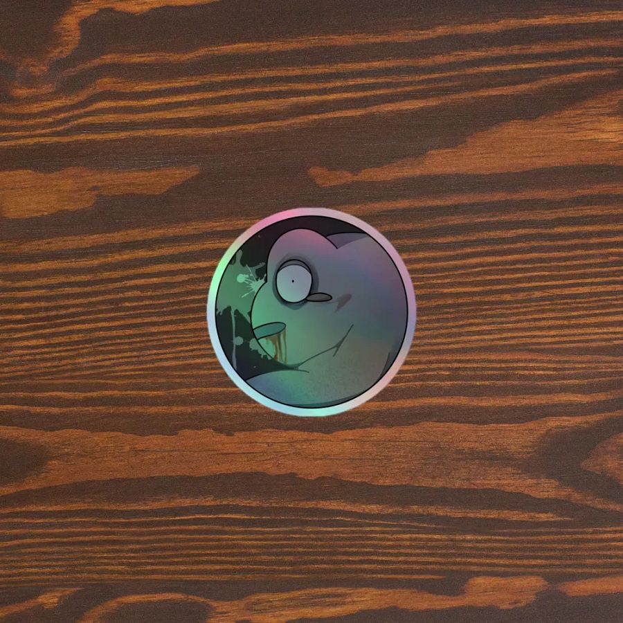 Croakitoad Zombie Holographic Sticker product image (5)