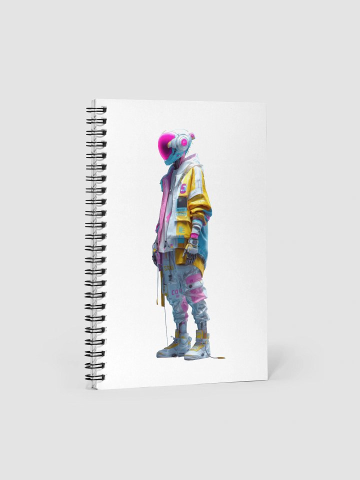 Futuristic Robotic Vibes Spiral Notebook product image (1)
