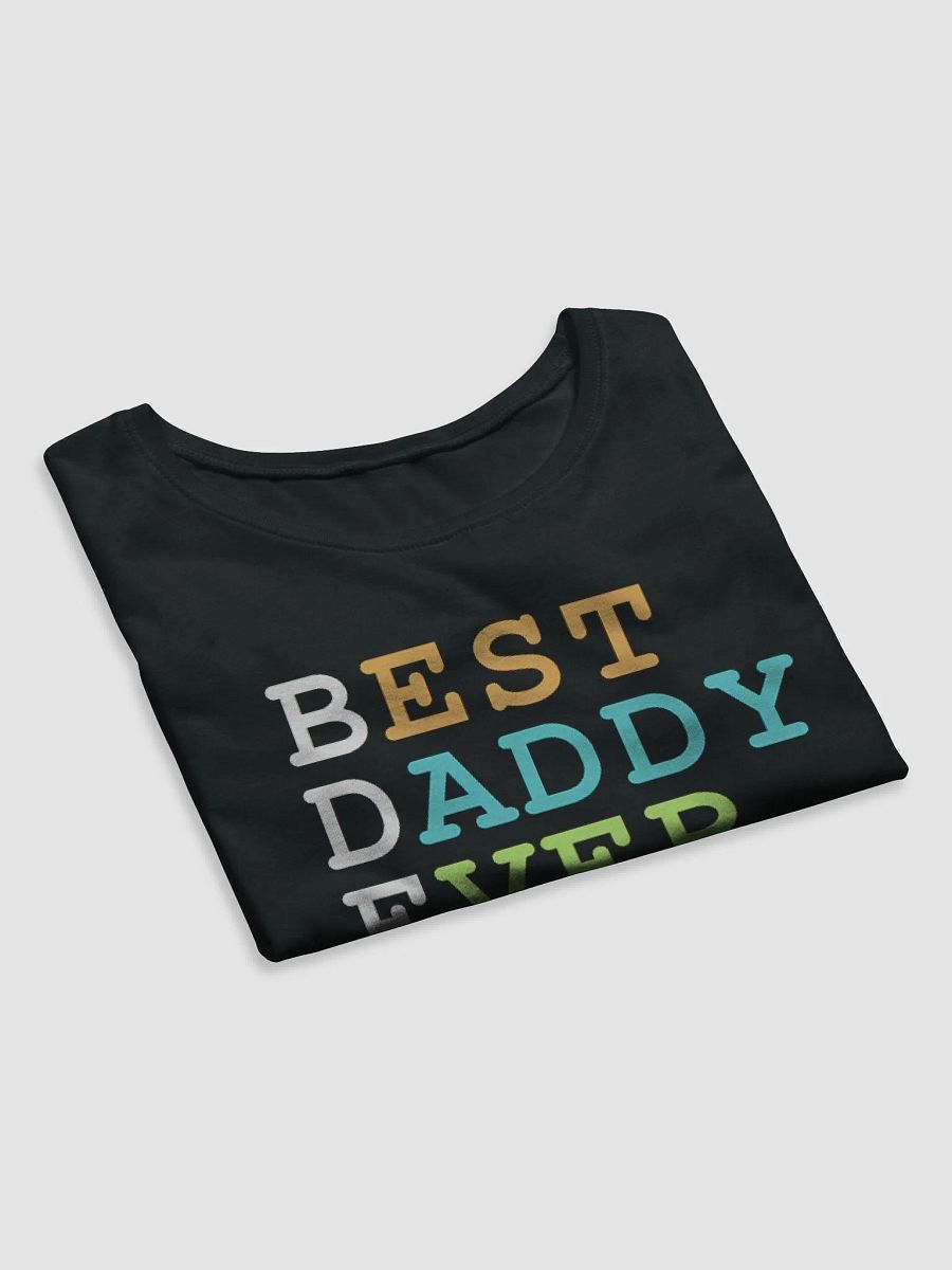Best Daddy Ever Bella+Canvas Women's Crop Baby Tee product image (7)