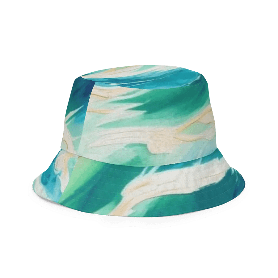 FOLLOWING SEA Fluidity in Green Reversible Bucket Hat product image (9)