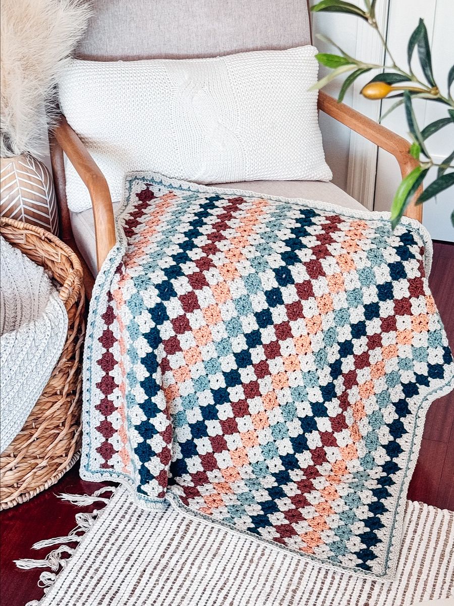 Colorful Hues Crochet Blanket Pattern product image (9)