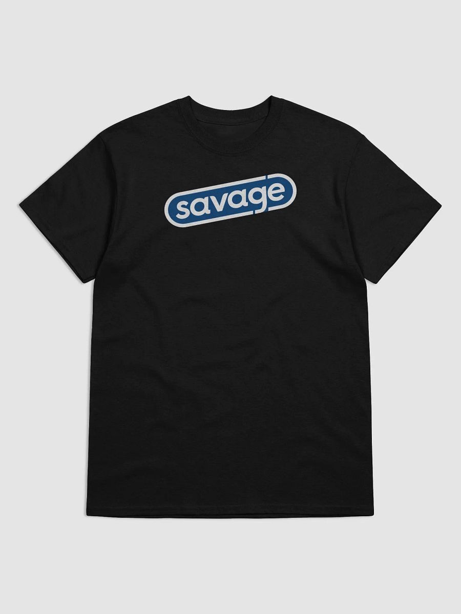 Savage Snappy Tee (blue logo) (Classic Tee) product image (1)