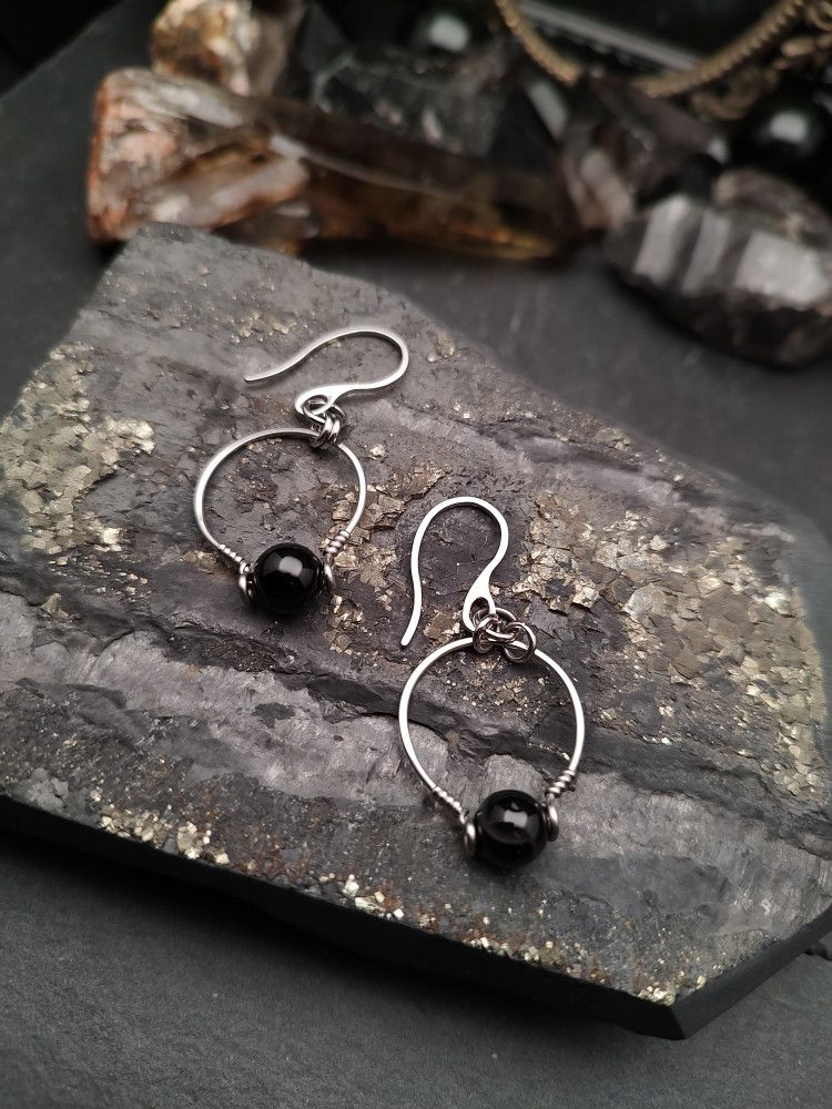 Earrings Wrapped - Midnight Halos product image (1)