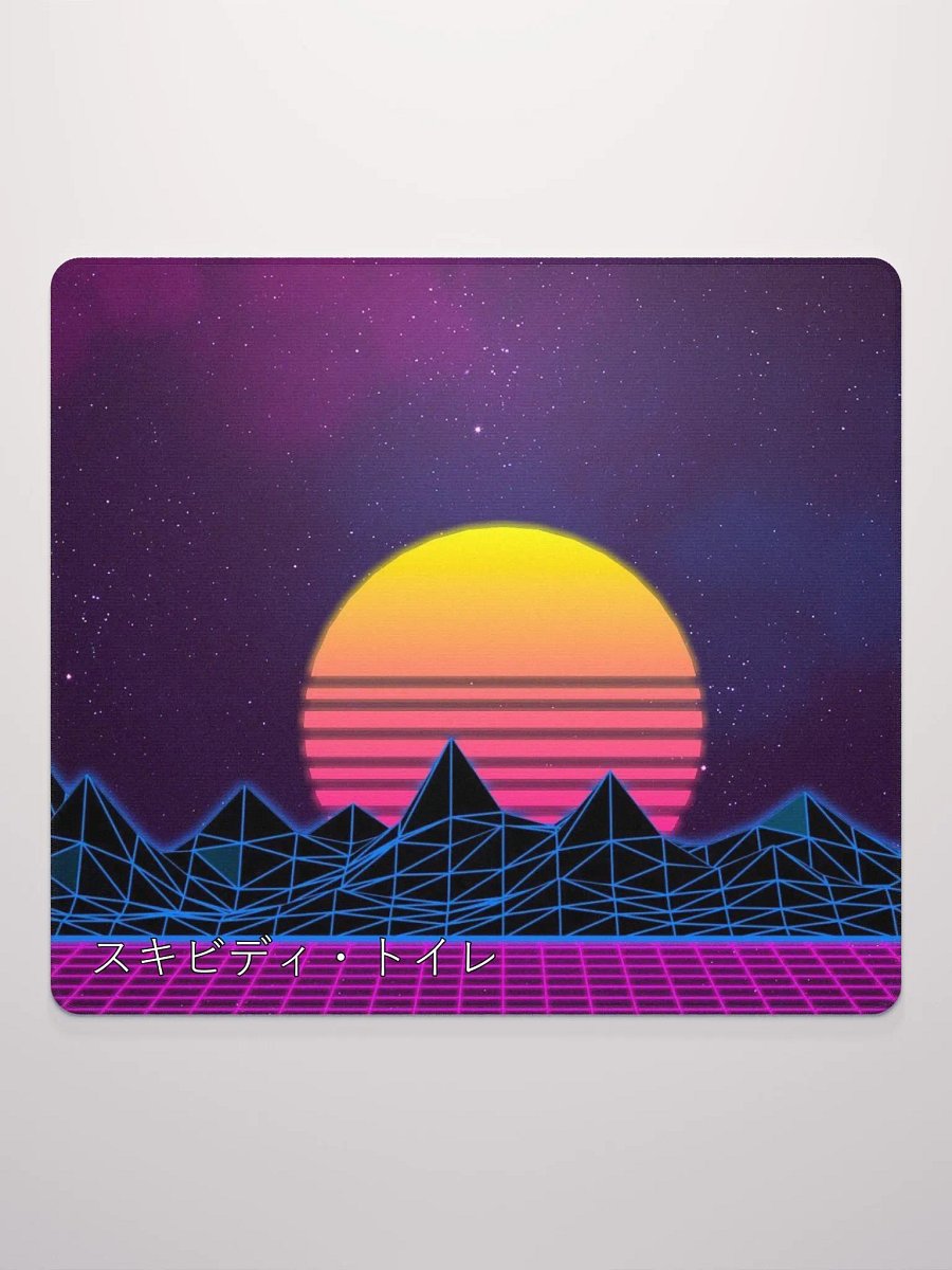 SynthWave Mousepad with Japanese Writing product image (2)