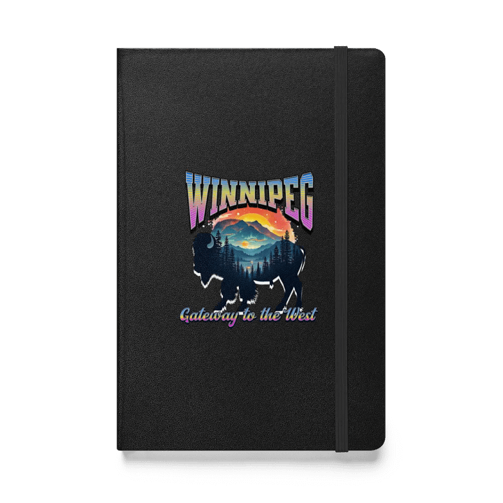 Winnipeg Gateway To The West Bison Hardcover Notebook product image (1)
