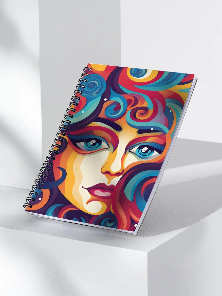 Customizable Spiral Notebook - Personalized Doodles & Notes product image (3)