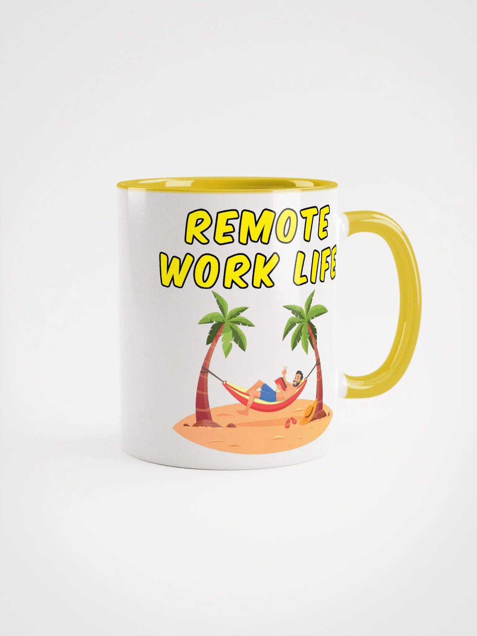 Remote Work Life Ceramic Mug product image (66)