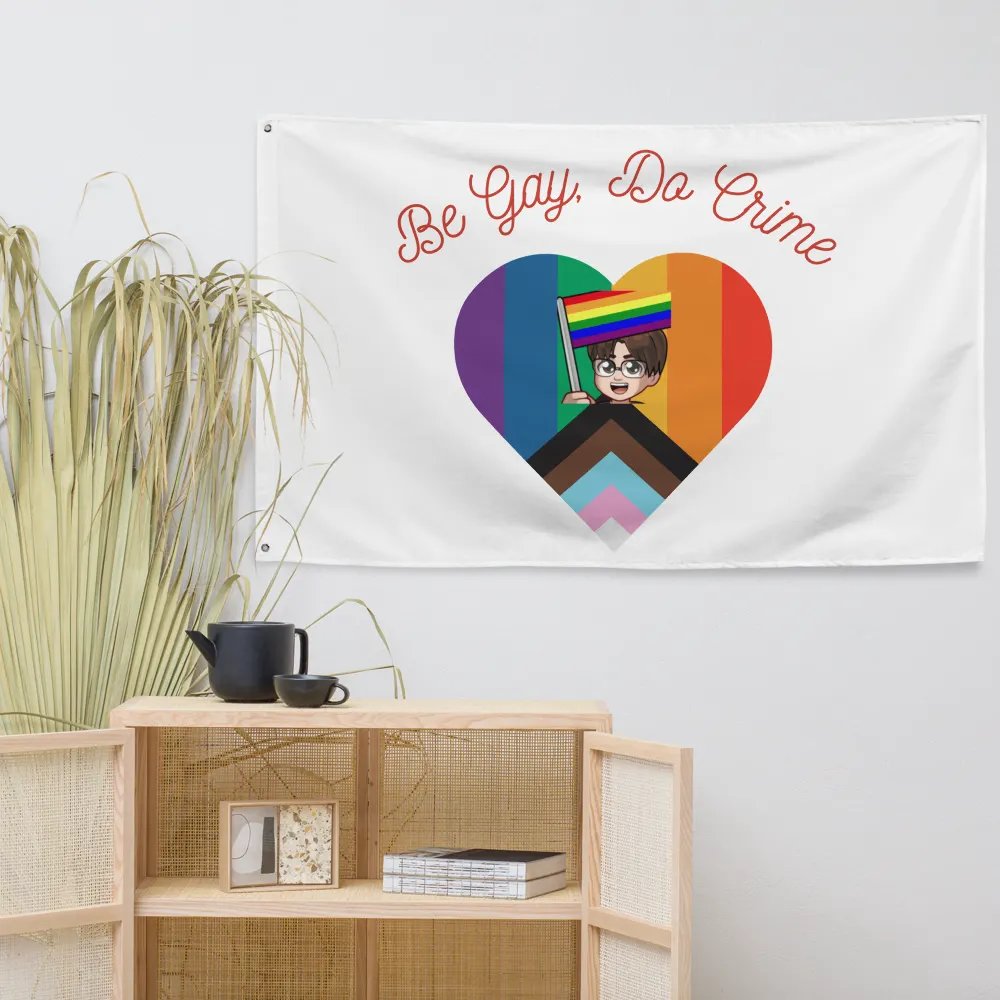 Be Gay, Do Crime Flag product image (7)