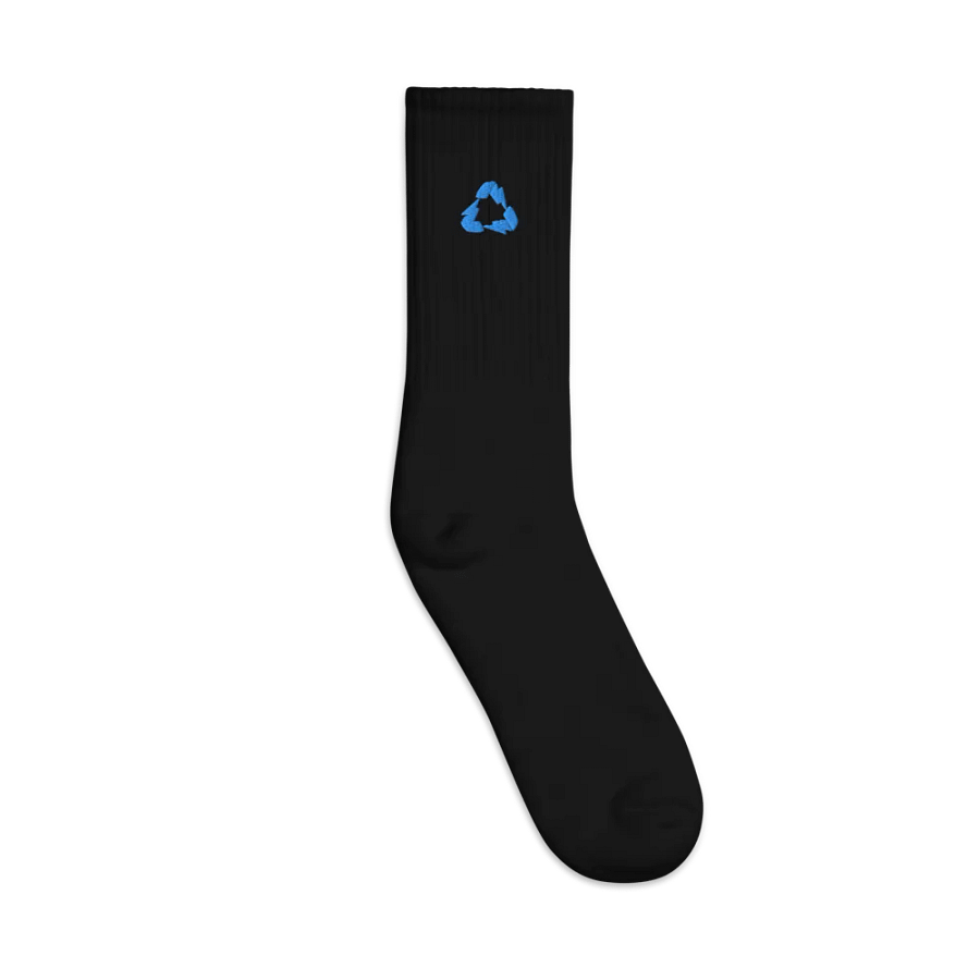 recycle bin socks (premium, embroidered) product image (1)