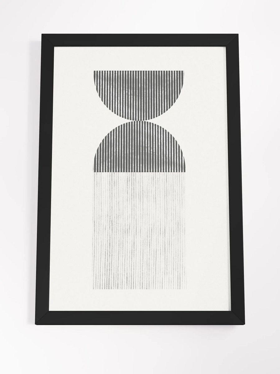 Geometric Harmony Framed Poster – Modern Art with Timeless Appeal product image (1)