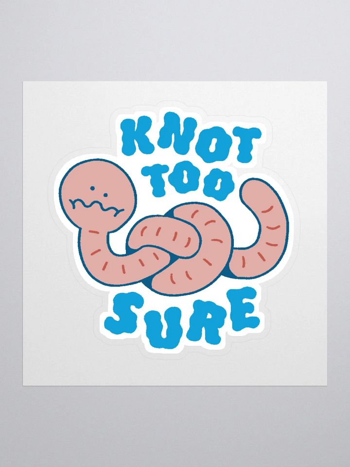 knot too sure sticker product image (2)