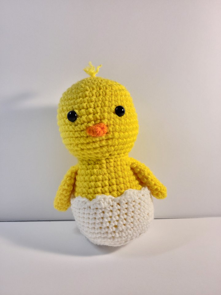 Handmade Amigurumi Easter Chick Stuffed Animal product image (2)