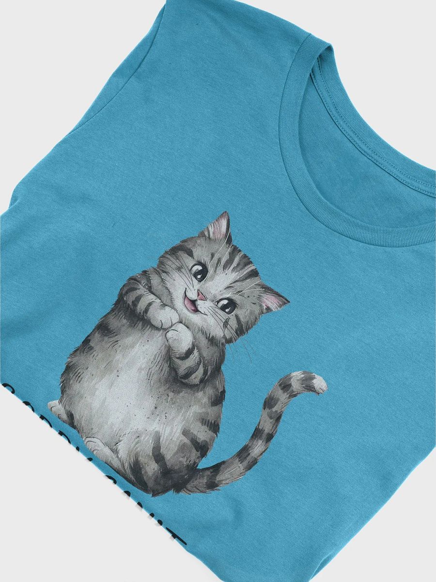 Funny Cat Lover T-Shirt - 'Sorry Can't, I Have Plans with My Cat' Design product image (2)