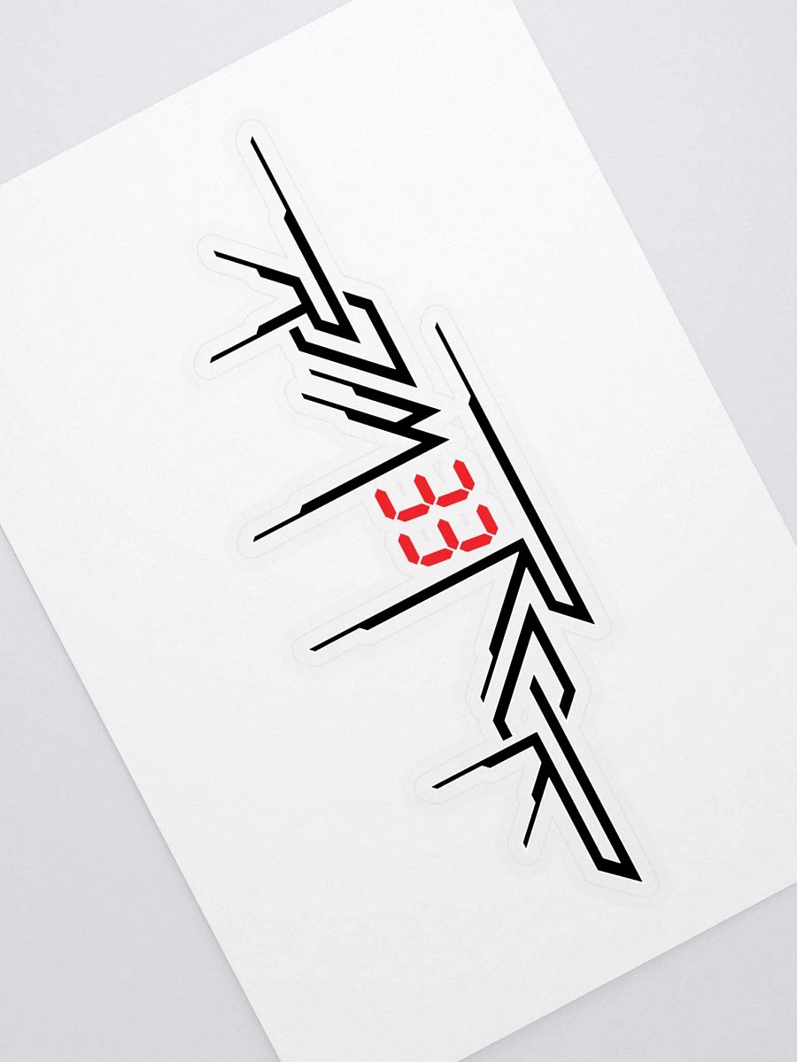 ROM33ROR Logo Sticker (Black) product image (1)
